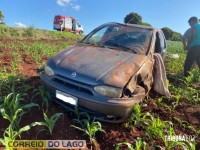 Homem morre após ser ejetado em capotamento em Santa Helena