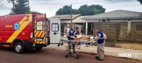 Siate socorre casal que caiu do telhado no Porto Meira