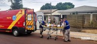 Siate socorre casal que caiu do telhado no Porto Meira