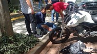 Siate socorre motociclista após colisão no Jardim Polo Centro