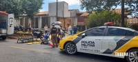 Idoso é atropelado por moto no Jardim Patriarca