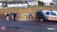 Jovem morre após colidir com moto na mureta que divide pistas da BR 277 em Medianeira