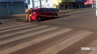 Mãe e filha são atropeladas na faixa elevada na Av. Morenitas