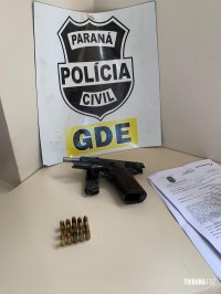 GDE prende suspeito de roubo com pistola 9mm no Bairro Portal da Foz