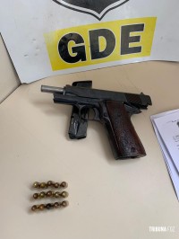 GDE prende suspeito de roubo com pistola 9mm no Bairro Portal da Foz