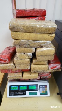 Policia Federal prende passageira com 20 Kg de maconha na rodoviária de Foz do Iguaçu