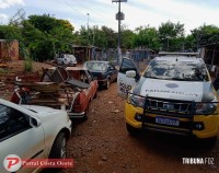 Polícia Militar realiza apreensão de cabos de energia em São Miguel do Iguaçu