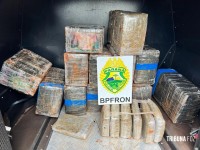 BPFRON apreende 191,7 Kg de maconha em Santa Helena