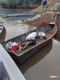 PF, PM e Marinha do Paraguai apreendem volumes de agrotóxicos em Foz do Iguaçu