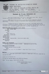 GDE da Policia Civil cumpre mandado de prisão no Bairro Cidade Nova