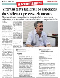 Vitorassi tenta ludibriar os associados do Sindicato e processa ele mesmo