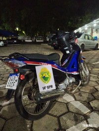 Polícia Militar recupera motocicleta furtada no Porto Meira