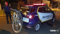 Guarda Municipal prende ladrão de bicicleta durante a madrugada