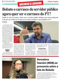 Bobato o carrasco do servidor público, agora quer ser o carrasco do PT?