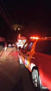 Siate socorre jovem  esfaqueado durante a madrugada