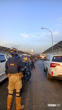 Operação Motos é deflagrada na Ponte Internacional da Amizade