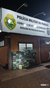 BPFRON apreende 1624 Kg de maconha em Pato Bragado