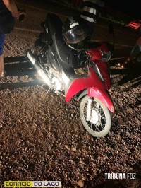 Vereador de Santa Helena fica gravemente ferido em acidente entre carro e moto na PR-488