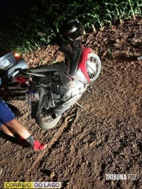 Vereador de Santa Helena fica gravemente ferido em acidente entre carro e moto na PR-488