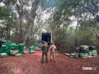 BPFRON e Polícia Federal apreendem 5 toneladas de maconha em Pato Bragado