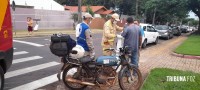 Siate socorre motociclista após colisão na Vila Yolanda