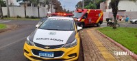 Siate socorre motociclista após colisão na Vila Yolanda