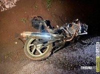 Grave acidente na rodovia PR-488 em Santa Helena resulta na morte de motociclista