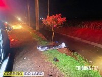 Grave acidente na rodovia PR-488 em Santa Helena resulta na morte de motociclista