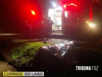 Grave acidente na rodovia PR-488 em Santa Helena resulta na morte de motociclista