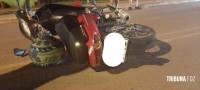 Jovem fica ferido após queda de moto em Puerto Iguazu na Argentina