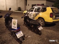 PM recupera duas motocicletas furtadas em São Miguel do Iguaçu