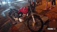 Motociclista sofre ferimentos leves após colisão no Porto Meira