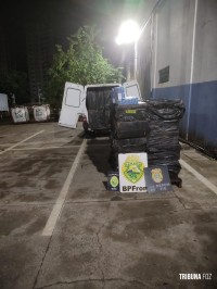 BPFRON apreende 60 caixas de cigarro em Foz do Iguaçu