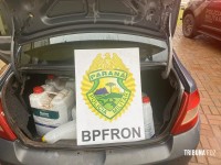 BPFRON apreende descaminho e contrabando na BR-359 em Ubiratã