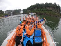 Alunos da rede municipal de Santa Terezinha de Itaipu visitam o Macuco Safari