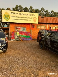 BPFRON apreende 1.312 Kg de maconha em São José das Palmeiras