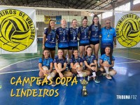 Equipes iguaçuenses de voleibol conquistam medalhas de ouro na Copa Integração e Copa Lindeiros