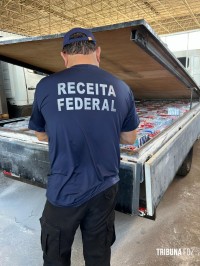 Receita Federal apreende veículo com fundo falso da Ponte da Amizade