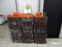 Polícia Militar apreende 302 Kg de maconha e recupera veículo em São Miguel do Iguaçu