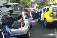 Policia Militar prende traficante que transportava 78 Kg de maconha no centro de Foz 