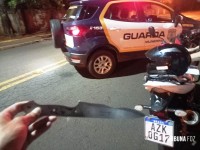 Guarda Municipal auxilia na recuperação de uma moto após tentativa de assalto