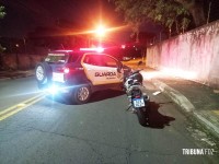 Guarda Municipal auxilia na recuperação de uma moto após tentativa de assalto