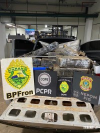 Forcas de segurança apreendem drogas em Santa Terezinha de Itaipu