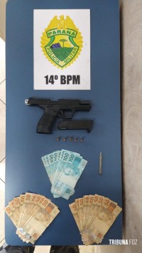 Polícia Militar prende três homens com arma de fogo no Jardim Duarte