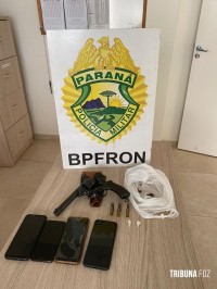 BPFRON apreende arma de fogo em Santo Antônio do Sudoeste