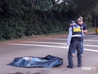 Motociclista morre ao cair de moto no final da Av. Paraná