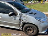 Idoso fica ferido em acidente de trânsito próximo a PRE de Santa Helena