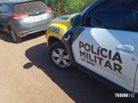 Polícia Militar recupera veículo roubado em Medianeira