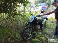 Guarda Municipal recupera moto furtada na argentina que estava abandonada no Porto Meira