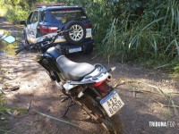 Guarda Municipal recupera moto furtada na argentina que estava abandonada no Porto Meira